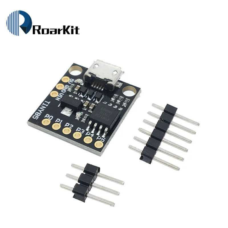 Digispark kickstarter миниатюрная Минимальная макетная плата ATTINY85 модуль для Arduino usb ATtiny13A/ATtiny25/ATtiny45 разъем