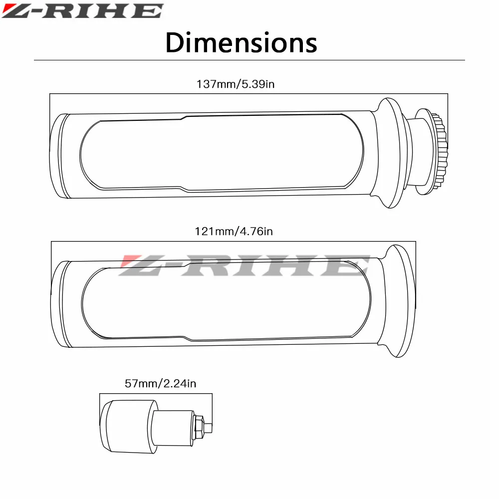 Горячие ручки мотоцикла cnc 22 мм для YAMAHA YZF R1 R6 R3 R25 Tmax 500 530 MT07 MT09 FZ6R FZ8 Kawasaki z800 z750 1000 250 |