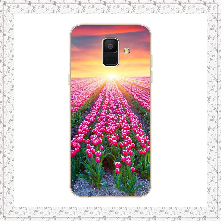053 Для samsung Galaxy A6 чехол 5,6 'Мягкий силиконовый чехол для телефона чехол s для samsung A 6 Plus A 600 610 F Сумочка для телефона чехол - Цвет: 053
