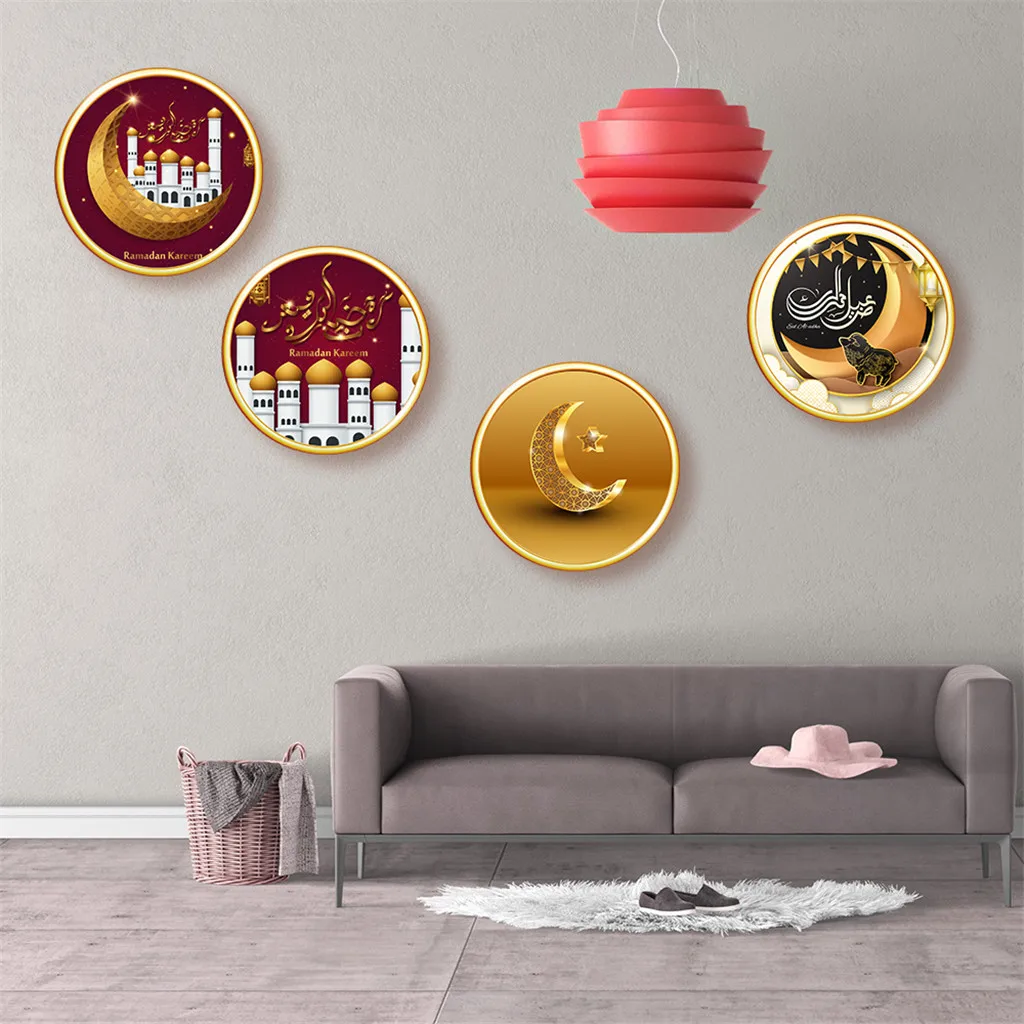 Новинка 2019 популярные товары наклейки для Eid Mubarak украшения на Рамадан исламского