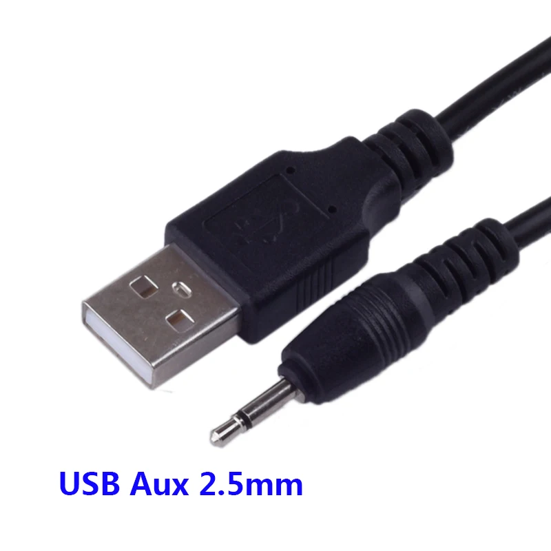 Горячая продажа USB разъем Aux 2 5 мм линейный аудио кабель 100 см Длина высокое