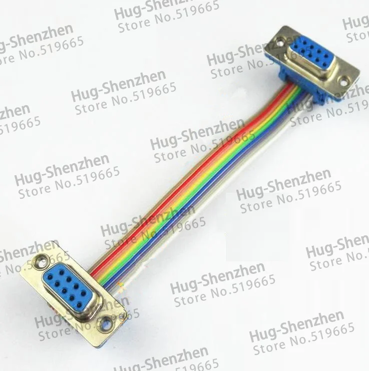 Высококачественный ленточный кабель DB9 блестящий