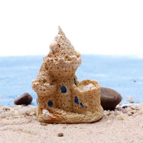 Искусственный Мини замок феи для сада миниатюры гномов моховые террариумы