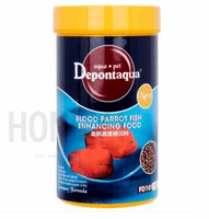 depontaqua 1 piece 180g blood parrot fish enhancing food not polluting water quality fish feed fish tank fish supplie