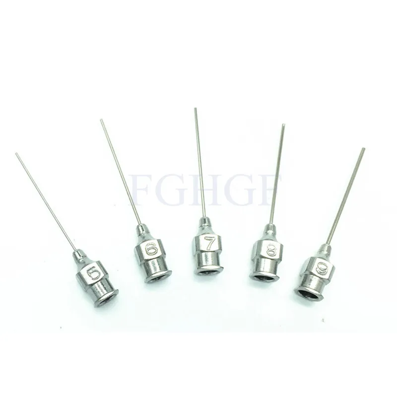 Straight Head 5 шт./компл. 5#6#7#8#9# Нержавеющая сталь Спецодежда медицинская офтальмологических Инструменты изогнутые Тип слезных probe микроскопии оборудование - Цвет: Straight Head
