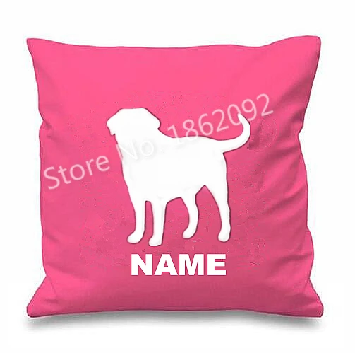 Персонализированные Лабрадор подушка крышка персонализированные Собака