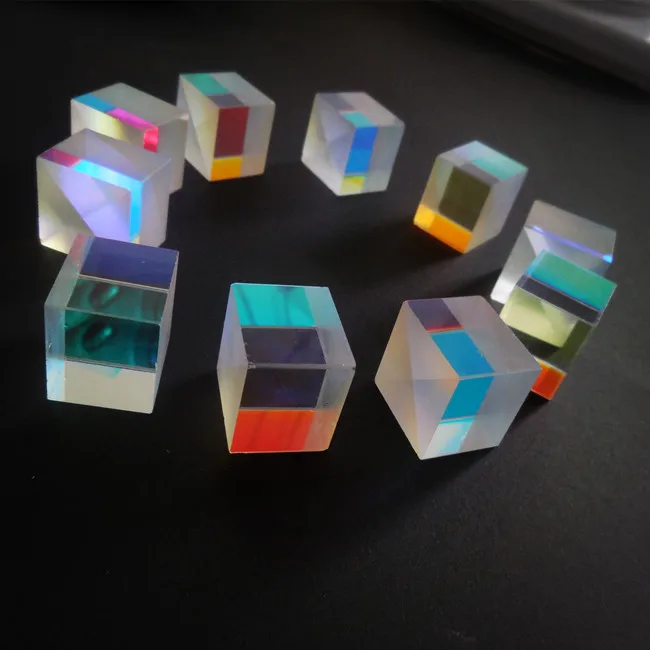 10 шт. 2,2X2,2X2,1 см дефектный крест дихроическая Призма RGB комбинатор или разветвитель X-кубическая призма для домашнего украшения