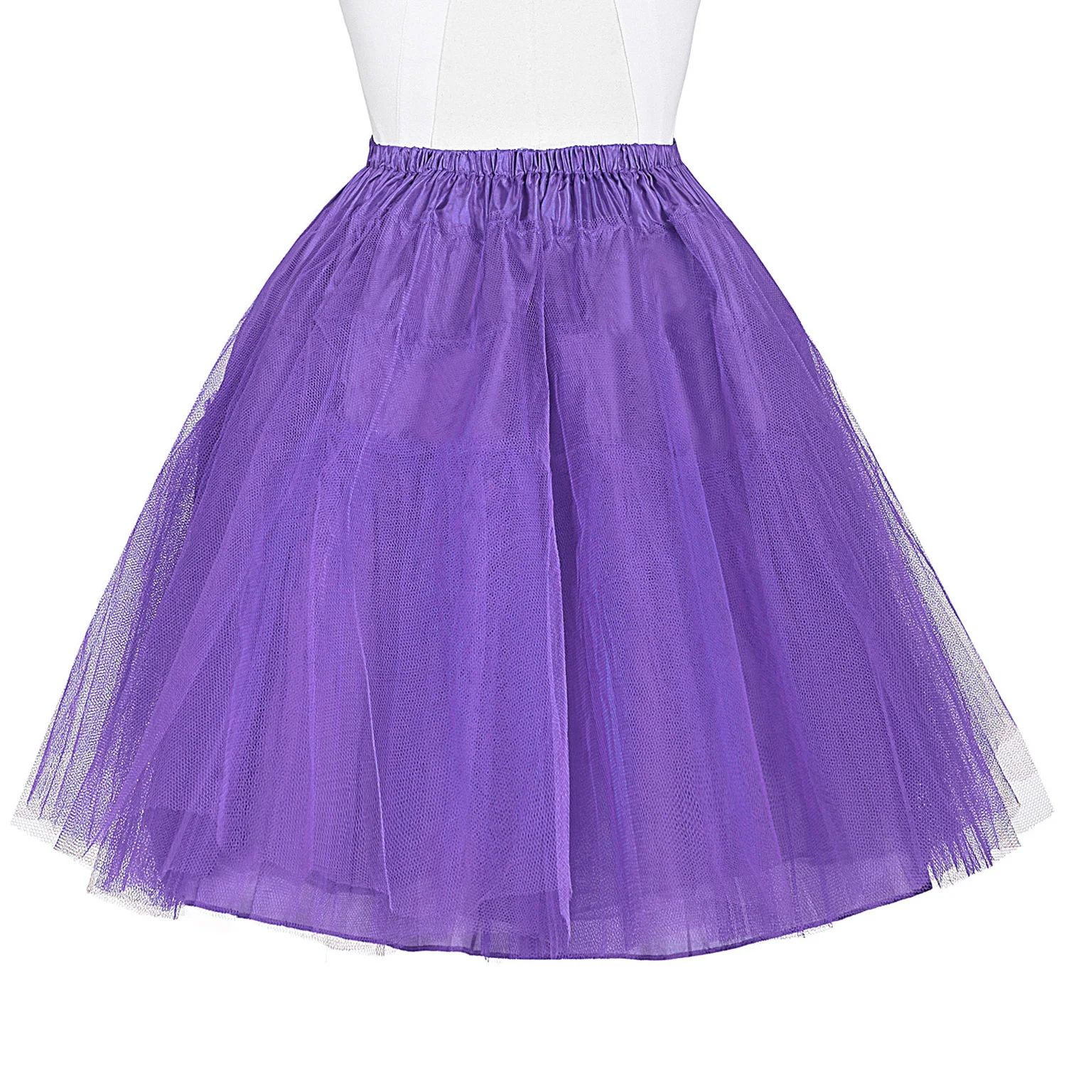 Корейский стиль, кавайная сетчатая юбка, Женская двухслойная кринолиновая Нижняя юбка, Нижняя юбка для ретро стиля, вечерние мини-юбки из тюля для пикника