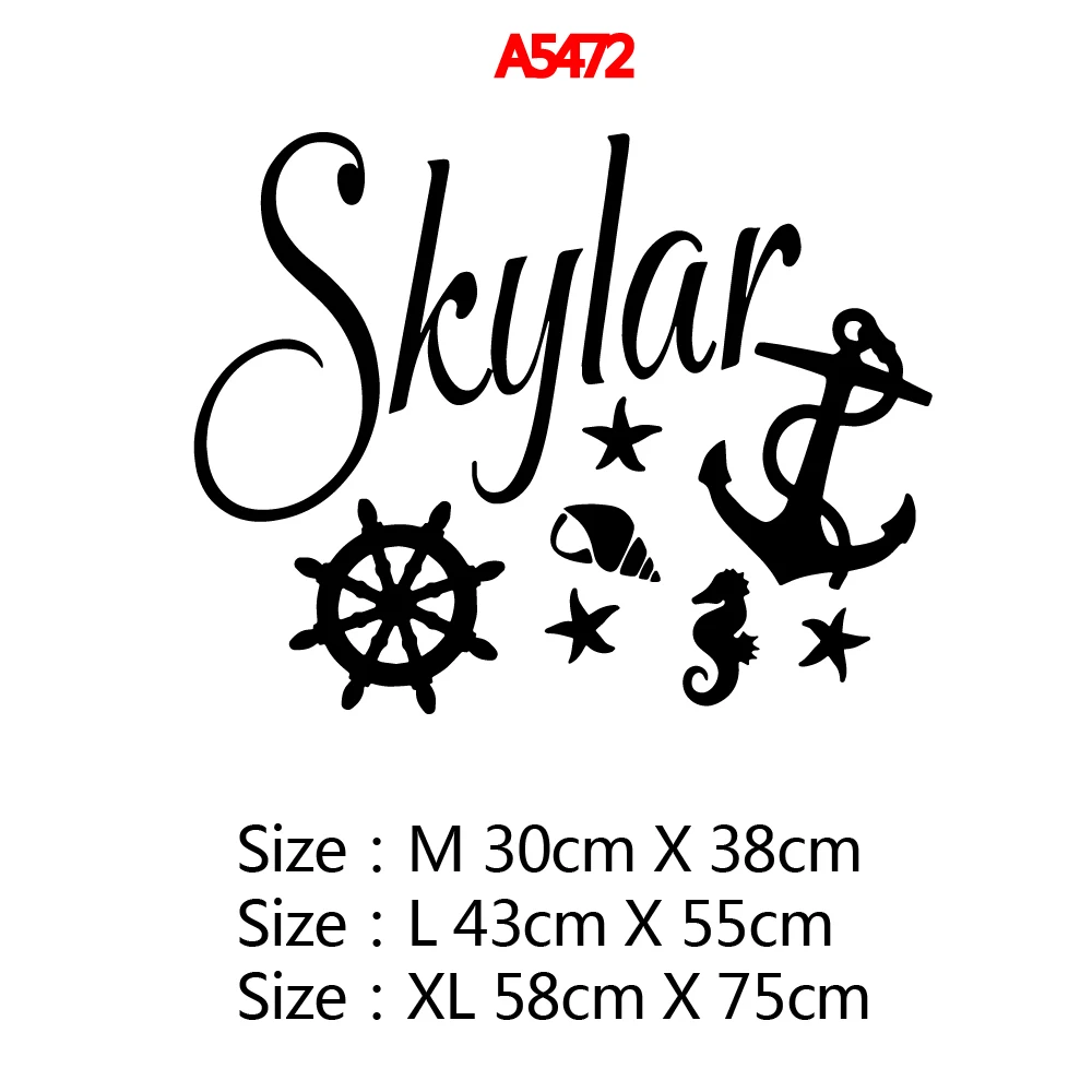 Виниловые наклейки на стену с именем заказ для украшения детской комнаты | Дом и