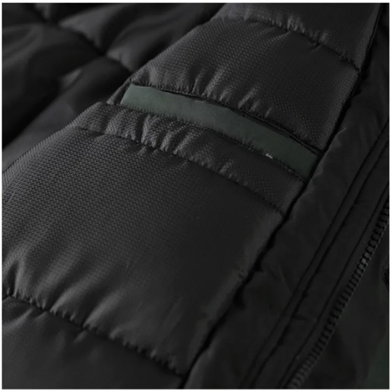 

Men Winter Fur Collar Hooded Parka Hombre New High Quality Thick Warm Coats Zipper Windproof Military Tactical Outerwea YT50149