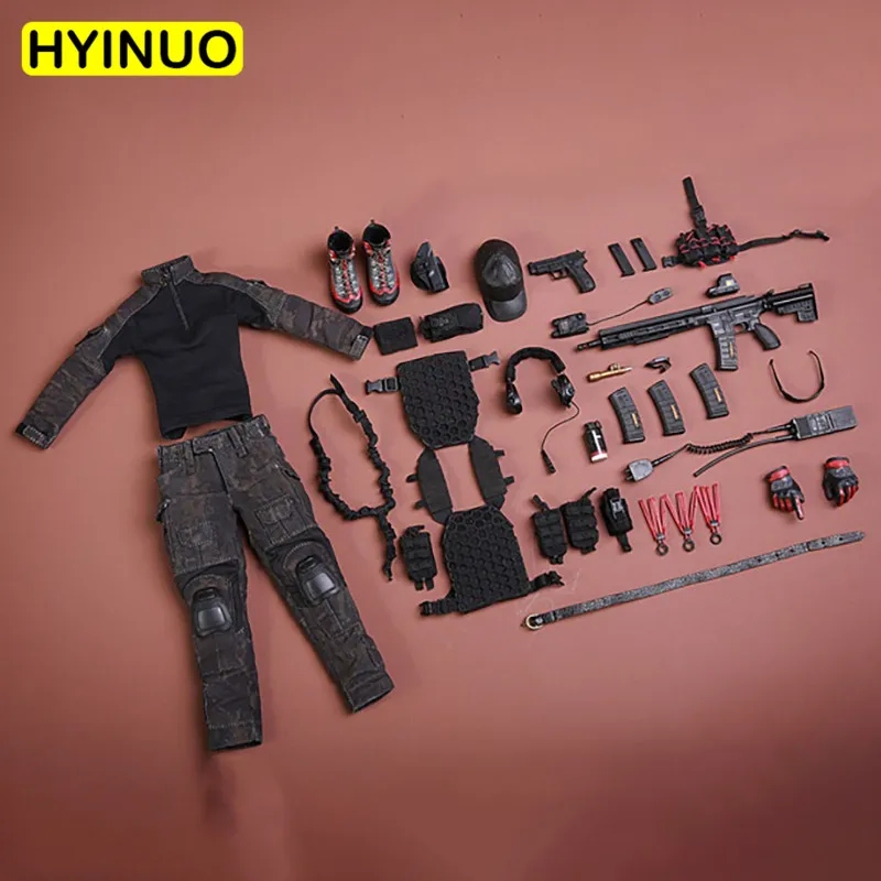 1/6 Scale FT007 Fighting Women Hero Girl сексуальный боевой костюм женская военная униформа