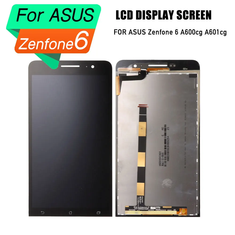 LCDs для ASUS Zenfone 6 A600 CG ЖК экран дигитайзер ремонта с бесплатным набором