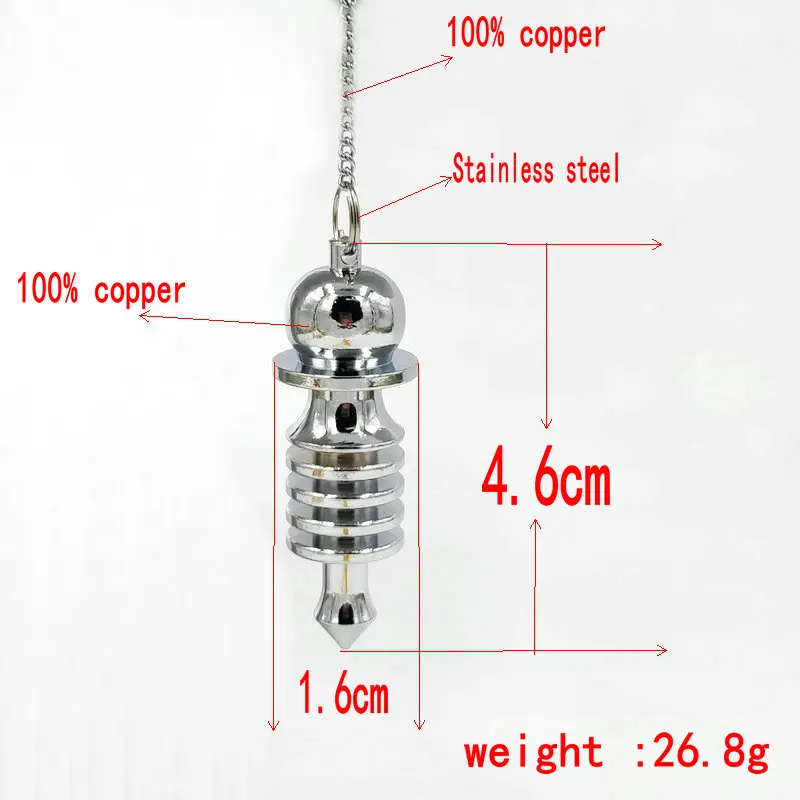Маятниковая подвеска мужской Биолокация исцеляющая Пирамида и рейки маятники