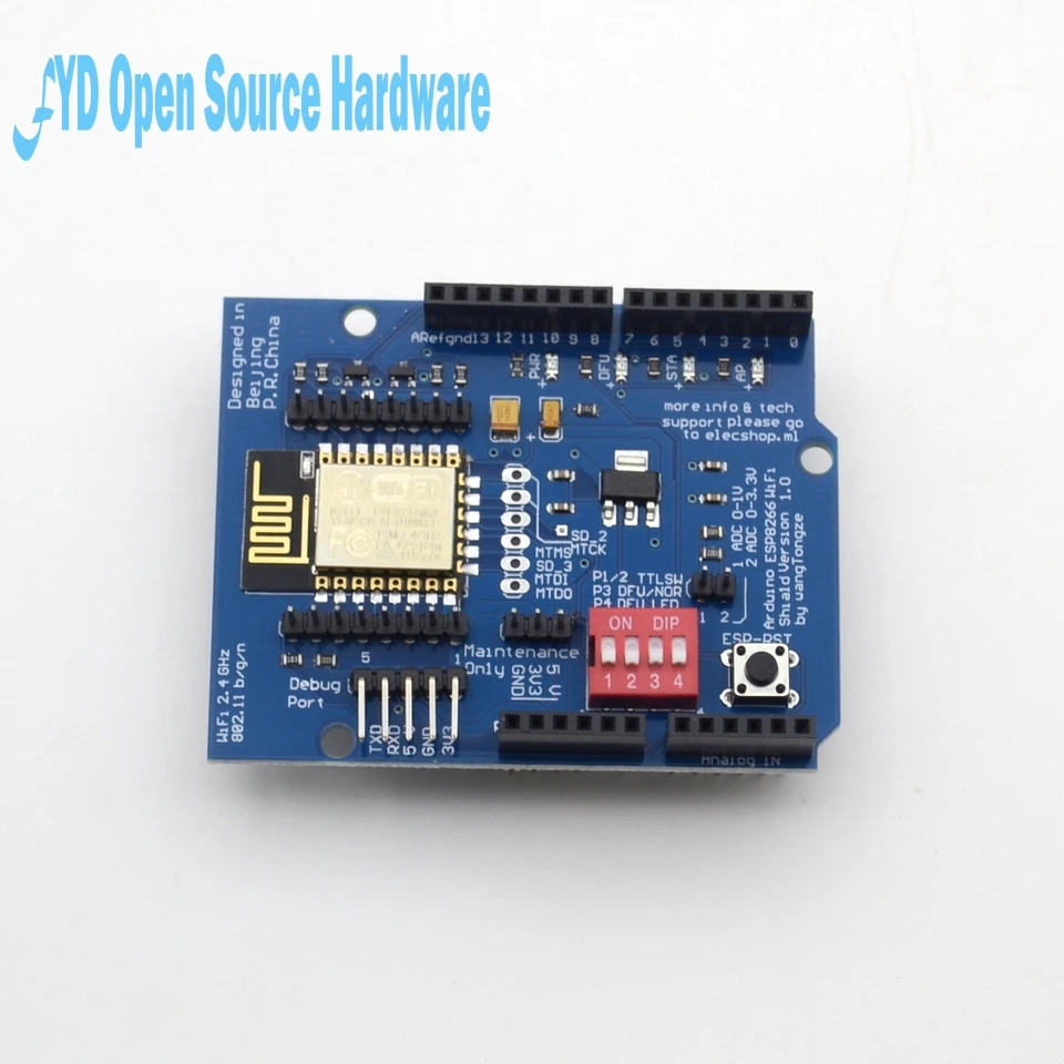 Трехмерная Плата расширения для arduino UNO R3 ESP8266|uno r3|arduino esp8266 esp-12earduino board wifi |