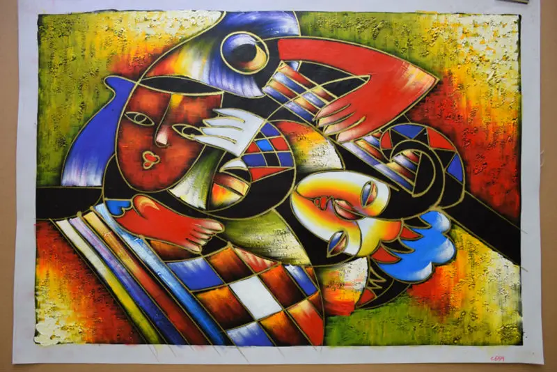 

Hand painted Oil Painting Abstract Copy World Famous Picasso Paintings Wall Art Picture for living Modern Canvas Paintings