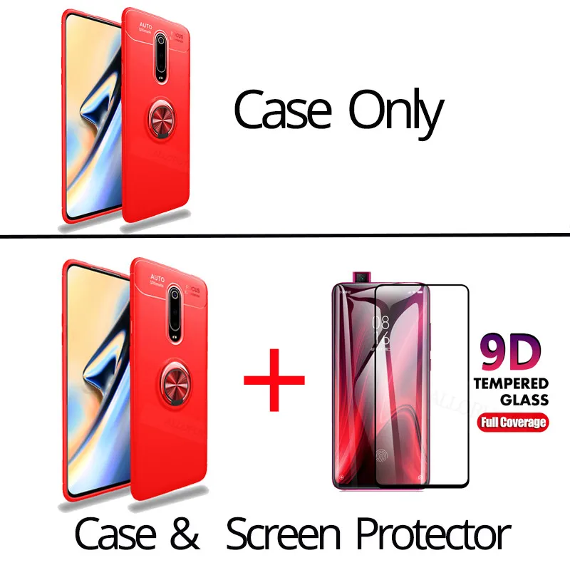 Ксиоми ми 9т про Чехол ALLORUS для Xiaomi Mi 9T чехлы Redmi Note 5 7 8 Pro 6A Case Магнитный силиконовый чехол-кольцо для Xiaomi mi A2 8 Lite 9 SE Pocophone F1 задняя чехол сяоми ноут 7 5 ми 8 а2 лайт чехол