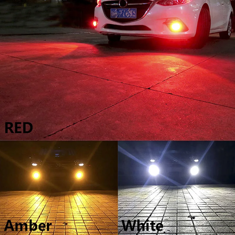 2 шт. автомобильные H16 светодиодные 5202 (ЕС) Супер яркие 3030 чипы 12SMD высокомощные