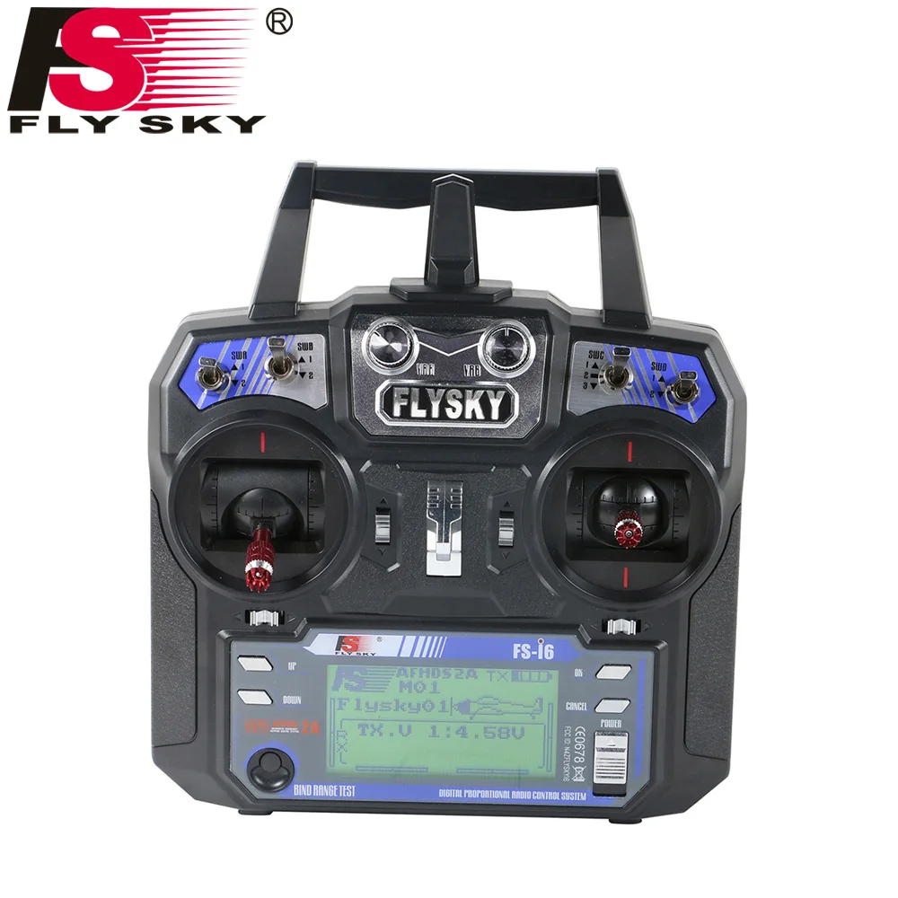 Flysky FS-i6 FS I6 2,4G 6ch RC передатчик контроллер FS-iA6 или FS-iA6B приемник для RC вертолет самолет Квадрокоптер планер Дрон