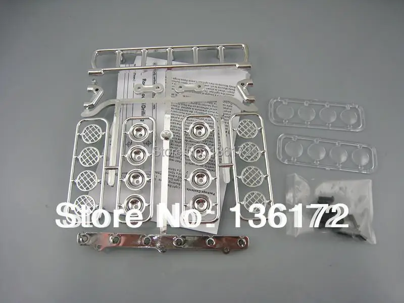 Ewellsell 1/10 R/C автомобильные аксессуары светодиодная оссветильник ительная