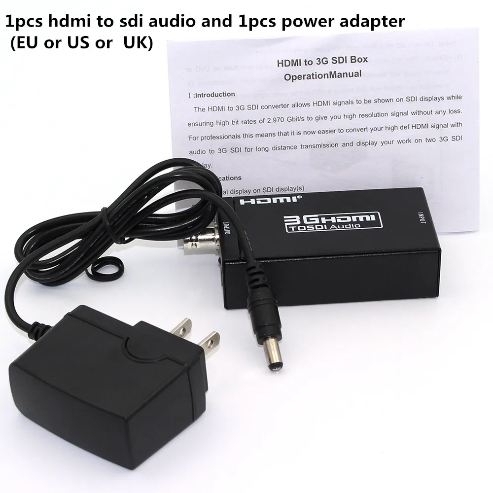 adapter Мини 3g HDMI в SDI конвертер адаптер, hdmi-sdi конвертер - Цвет: adapter