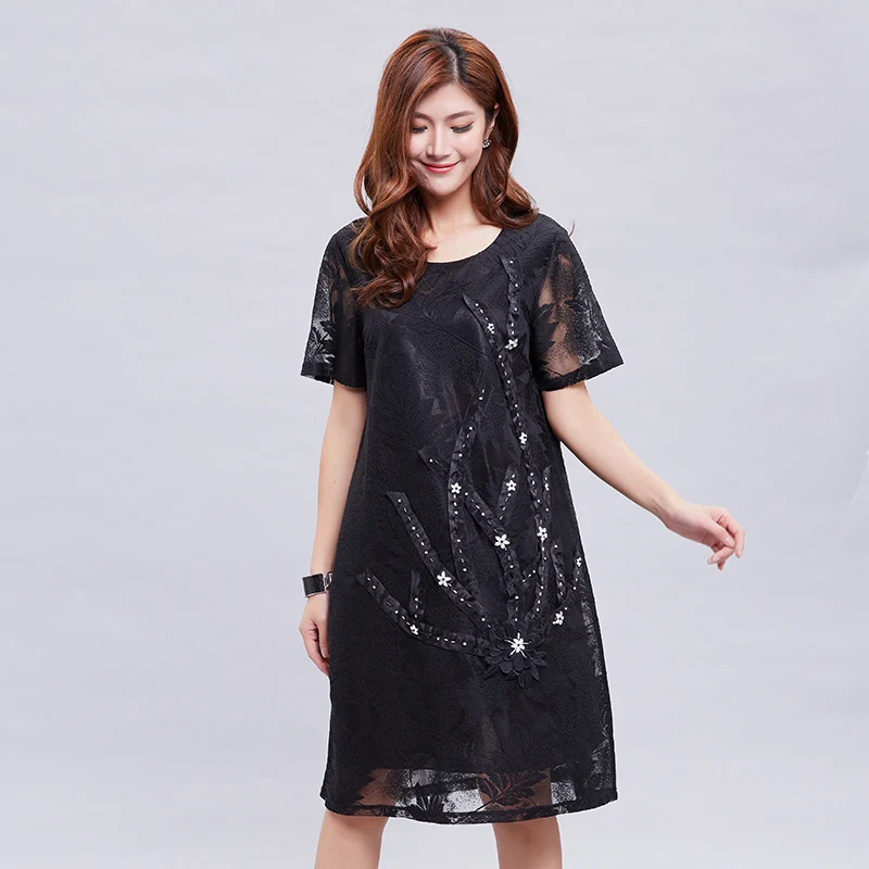 Летнее платье Большие размеры 2018 платья для женщин 4xl 5xl 6xl vestido femme ete корейский с