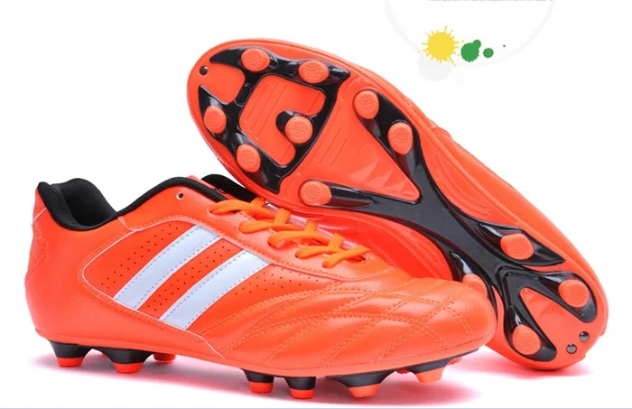2014 Hot Sale Authentic Soccer shoes Ultralight Anti slippery Colorful men's Breathable Football Boots Free Shipping US 7 10.5|shoes cowboy