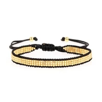new design rice bead weave wrap bracelets for women fashion bohemian girls friendship charms bracelet gift drop shipping