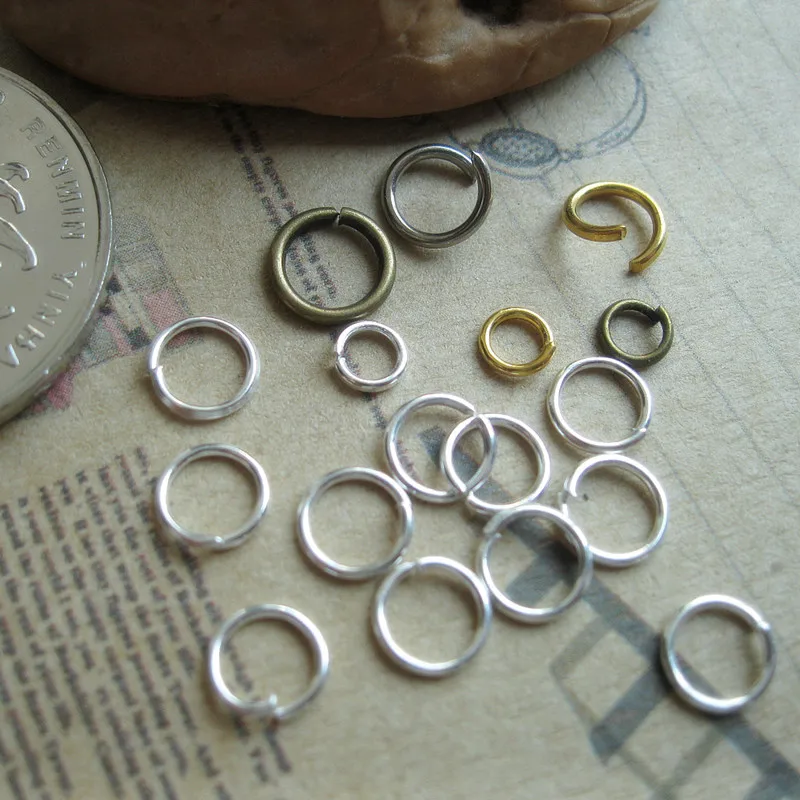 Раздельное кольцо для прыжков массивное ожерелье соединительные крючки