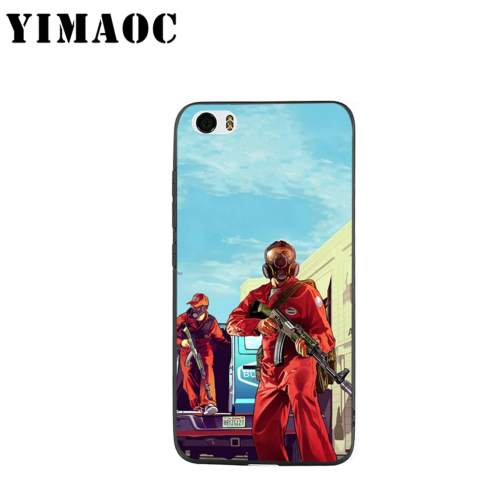 YIMAOC GTA 5 Grand Theft Auto Soft Silicone Case for Xiaomi Redmi Note 9 Mi 8 Se 7 6 6A A1 A2 4X 4A 5A MAX 3 MiA1 |
