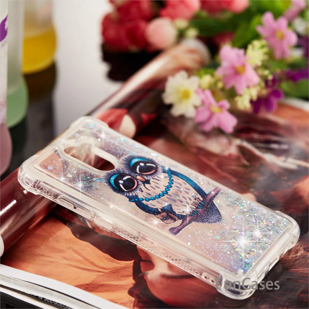 Щенок блестки чехол СПС Estuche huawei Enjoy 7 Plus Мягкий силиконовый для телефона