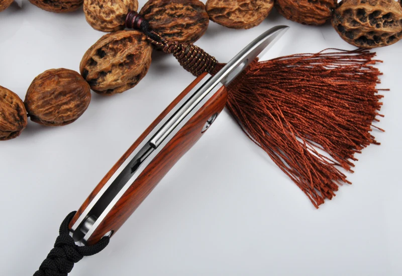 Топ Продаж Выживания Охотничий Нож 58-60HRC D2 Лезвия Складной Открытый Инструмент