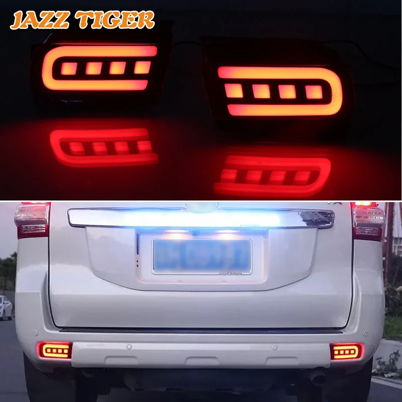 

JAZZ TIGER 2 шт. автомобильный фонарь тормозной сигнал поворотный свет ближний свет бампер для Toyota Prado FJ150 LC150
