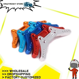 Алюминиевая задняя амортизирующая пластина для радиоуправляемого автомобиля для хобби 110 HPI RS4 CNC сплав 6061-T6 114434 113703 114433 ударная башня