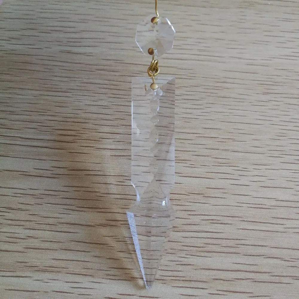 50 наборов 14 мм Восьмиугольные бусины + 63 Хрустальная стеклянная люстра Подвесная