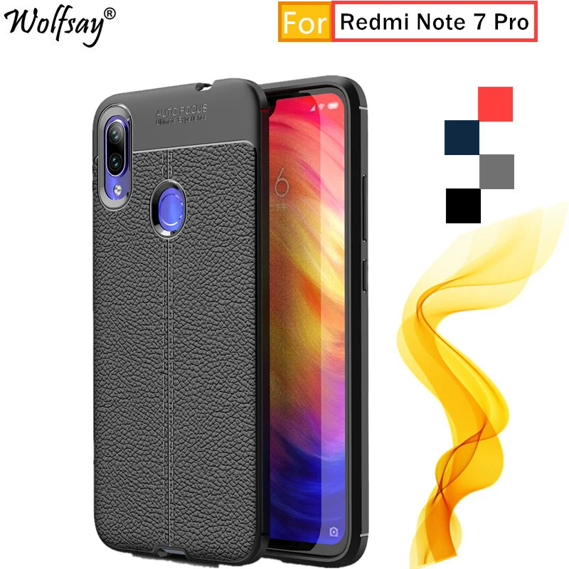 Чехол для Xiaomi Redmi Note 7 Pro Прочный Стильный чехол бампер силиконовый 8T 8 9S