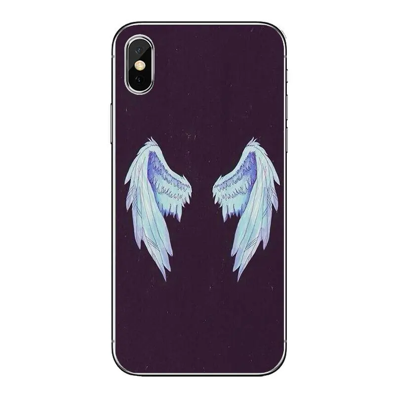 Прозрачный мягкий чехол для Motorola Moto X4 E4 E5 G5 G5S G6 Z Z3 G3 C Play Plus Pastel Angel Wing Pattern Art |