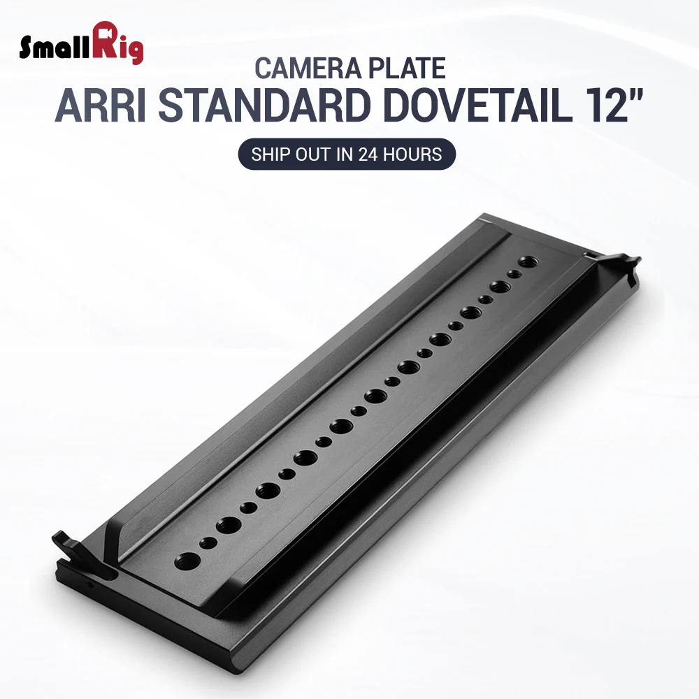 SmallRig DSLR камера быстро снимает пластину Стандартный ARRI ласточкин хвост Зажим(ARRI Стандартный ласточкин хвост) 12 дюймов-1463
