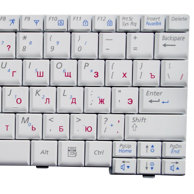 Новая русская клавиатура SSEA белая для ноутбука Samsung NC10 ND10 N108 N110 N128 N140 NP10 N130 NC310 |