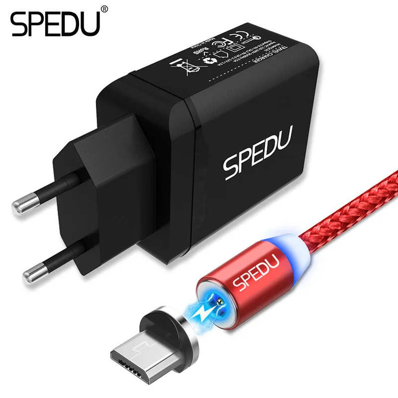 Магнитный зарядный кабель speedu быстрая зарядка 3 0 Usb micro usb быстрое зарядное