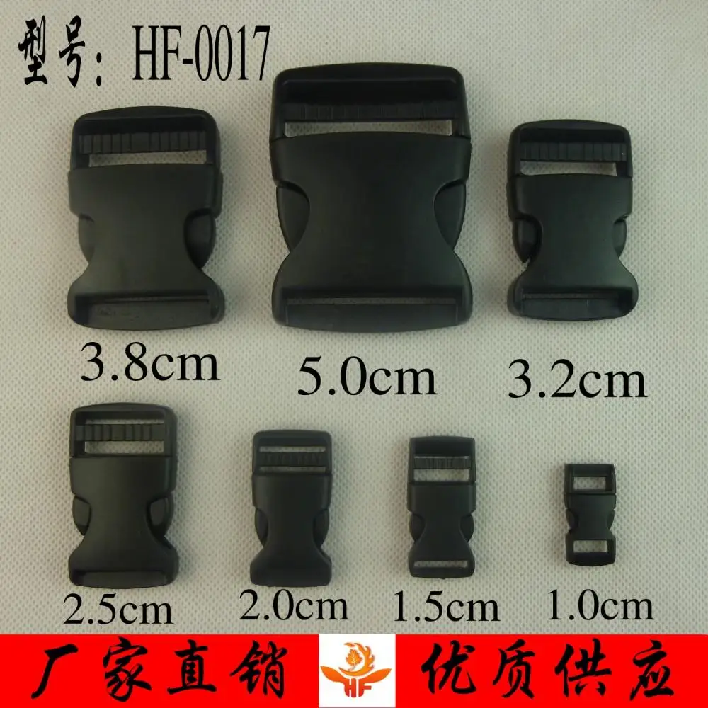

Free shipping 1cm-5cm 1set=20-30pcs Luggage accessories plastic buckle cord lock backpack buckle safety buckle