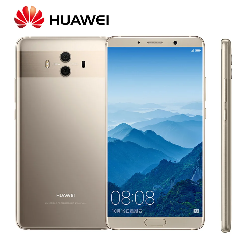 Global Rom Huawei Mate 10 Android 8.0 OTA Update Kirin970 Octa Core Fingerprint 20MP Rear camera 4G LTE Mobile Phone | Мобильные
