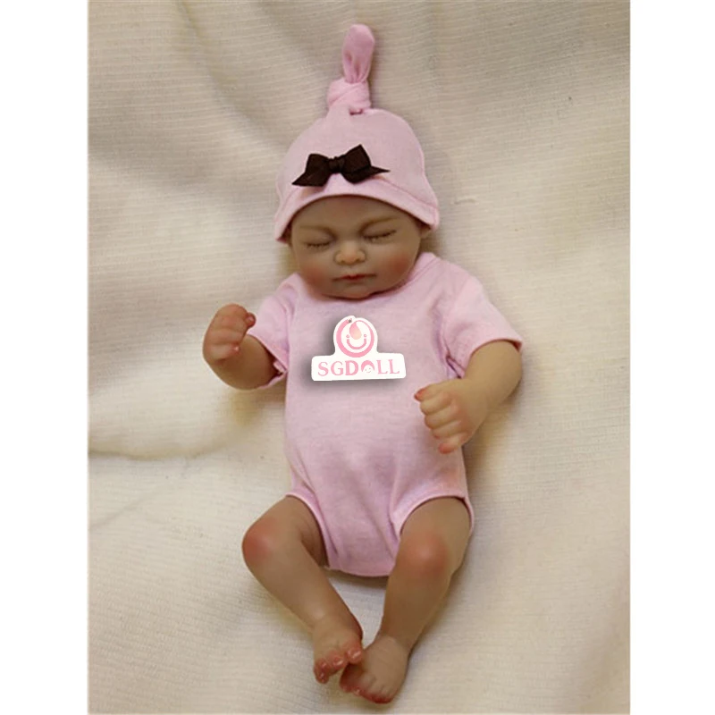 26cm/10&quot Full Silicone Vinyl Body Doll Life Like Reborn Baby Girl Newbron Gift 7030218 | Игрушки и хобби