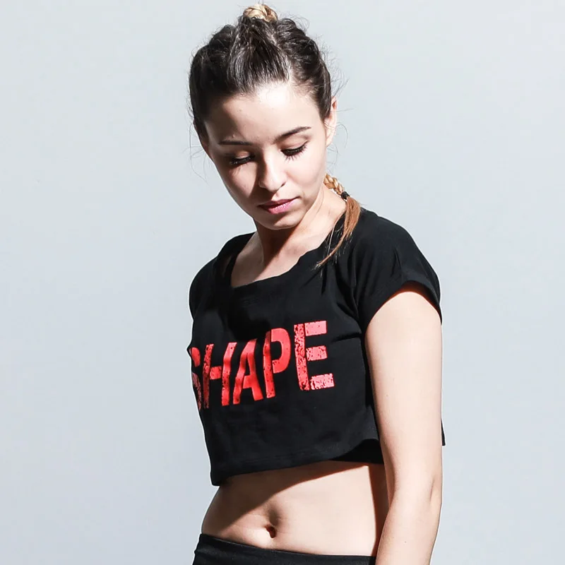 Short Sleeve Sport T Shirt Fitness Women Top Breathable Yoga Famele Crop Workout Running T-shirt Clothing | Спорт и развлечения