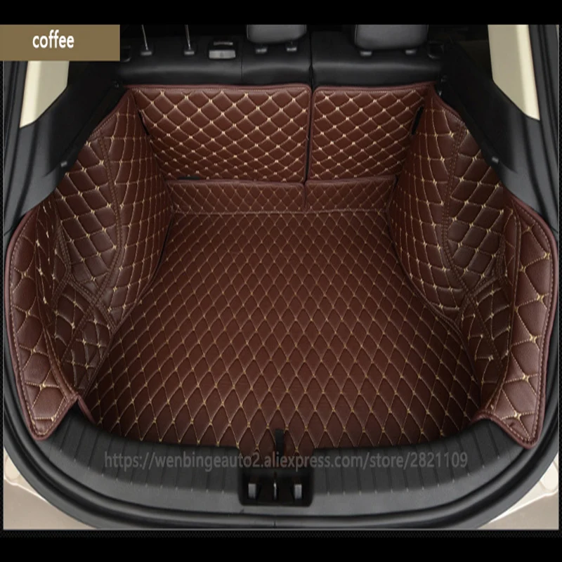 wenbinge Special car trunk mat for Tesla Model S model X Dodge charger Caravan Caliber Avenger Journey Cargo Liner accessories
