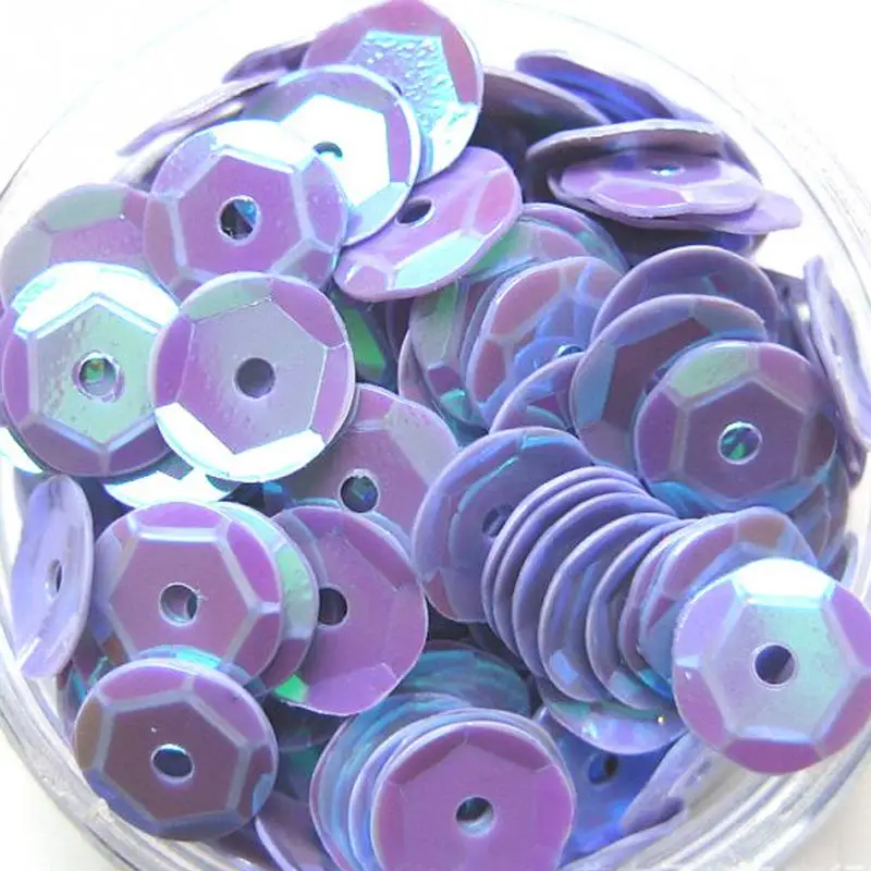 Light Purple 400 шт 6 мм DIY круглые Швейные Блестящие Блестки аксессуары для одежды разных цветов - Цвет: Light Purple