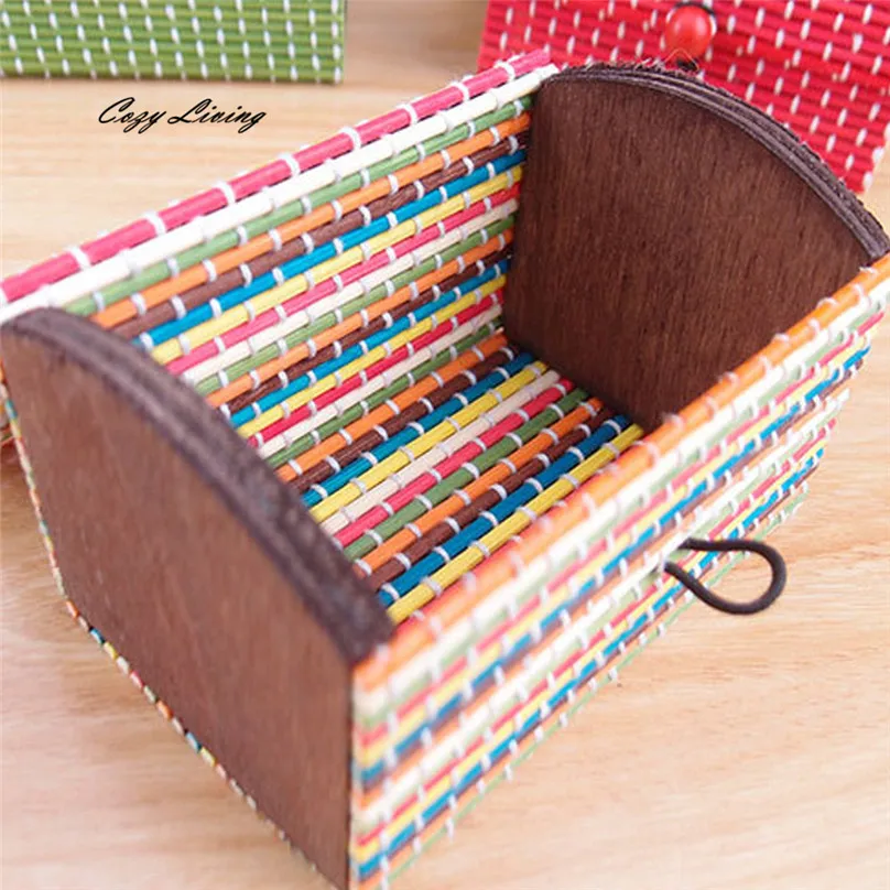 Декоративная шкатулка для хранения ювелирных украшений Бамбуковая деревянная