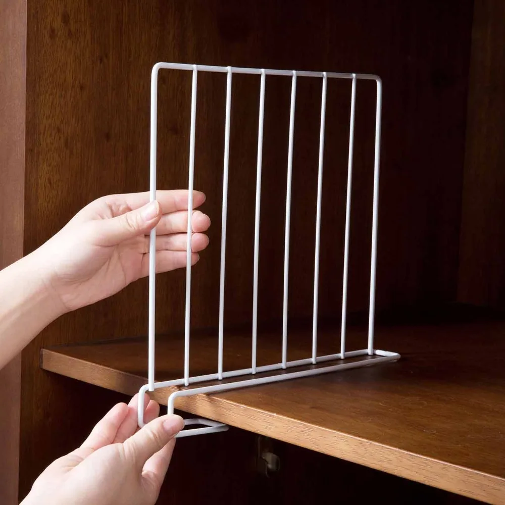 1 шт. Железный 25,5x23,5 см Полка для шкафа разделители для гардероба перегородки полки разделители одежды проволочные стеллажи украшения Одежда Органайзер