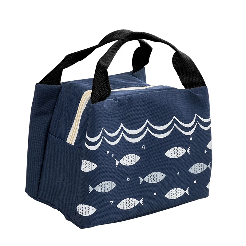 

18PCS / LOT Waterpfood Portable Picnic Insulated Food Storage Box Fashion Thermal Insulation Women Men Tote Lunch Box Bag Tote