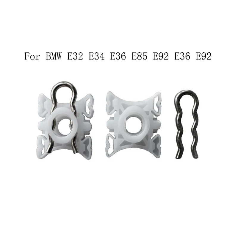 

2 PCS For BMW E32 E34 E36 E85 E92 E36 E92 Window Regulator Window Lifter Repair Clip Parts Front Left or Right