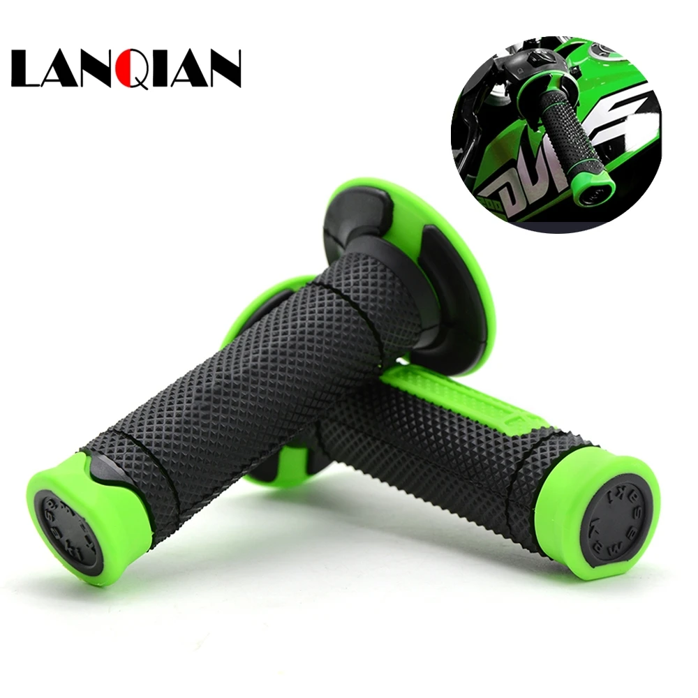 Мотоцикл Байк резиновая обмотка руля для Kawasaki KLX150S KLX250 KLX250S KX100 KX125 KX250 имеет
